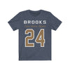 T-Shirt Heather Navy / S Brooks 24 Unisex Jersey Tee