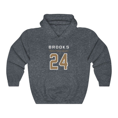 Hoodie Heather Navy / S Brooks 24 Vegas Golden Knights Unisex Hooded Sweatshirt