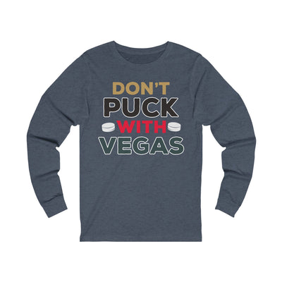 Long-sleeve "Don't Puck With Vegas" Unisex Jersey Long Sleeve Shirt