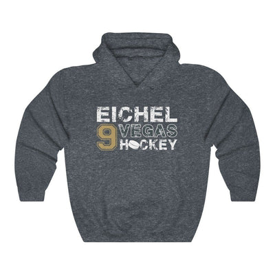 Hoodie Heather Navy / S Eichel 9 Vegas Hockey Unisex Hooded Sweatshirt