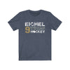 T-Shirt Heather Navy / S Eichel 9 Vegas Hockey Unisex Jersey Tee