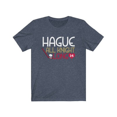 T-Shirt Heather Navy / S Hague All Knight Long Unisex Jersey Tee