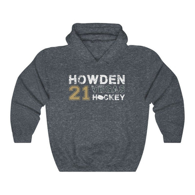 Hoodie Heather Navy / S Howden 21 Vegas Hockey Unisex Hooded Sweatshirt