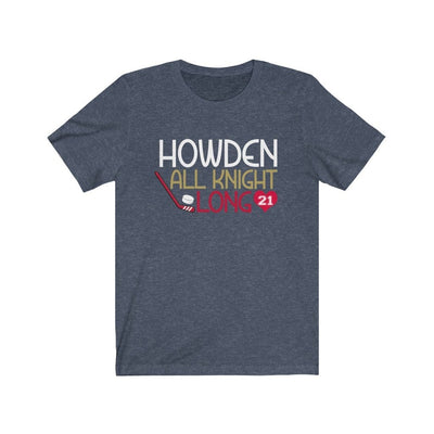T-Shirt Heather Navy / S Howden All Knight Long Unisex Jersey Tee