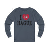 Long-sleeve "I Love Hague" Unisex Jersey Long Sleeve Shirt