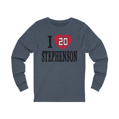 Long-sleeve "I Love Stephenson" Unisex Jersey Long Sleeve Shirt