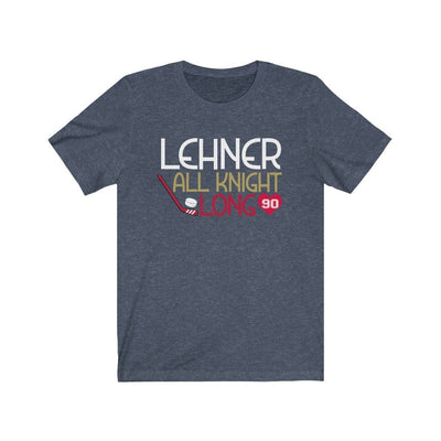 T-Shirt Heather Navy / S Lehner All Knight Long Unisex Jersey Tee
