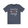 T-Shirt "Living That Hockey Mom Lifestyle" Unisex Jersey Tee