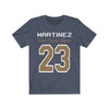 T-Shirt Heather Navy / S Martinez 23 Unisex Jersey Tee