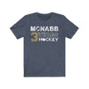 T-Shirt Heather Navy / S McNabb 3 Vegas Hockey Unisex Jersey Tee