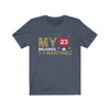 T-Shirt Heather Navy / S My Heart Belongs To Martinez Unisex Jersey Tee
