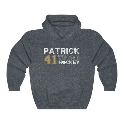 Hoodie Heather Navy / S Patrick 41 Vegas Hockey Unisex Hooded Sweatshirt