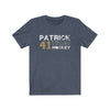 T-Shirt Heather Navy / S Patrick 41 Vegas Hockey Unisex Jersey Tee