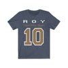 T-Shirt Heather Navy / S Roy 10 Unisex Jersey Tee