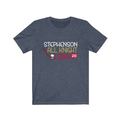 T-Shirt Heather Navy / S Stephenson All Knight Long Unisex Jersey Tee