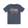T-Shirt Heather Navy / S Stone All Knight Long Unisex Jersey Tee