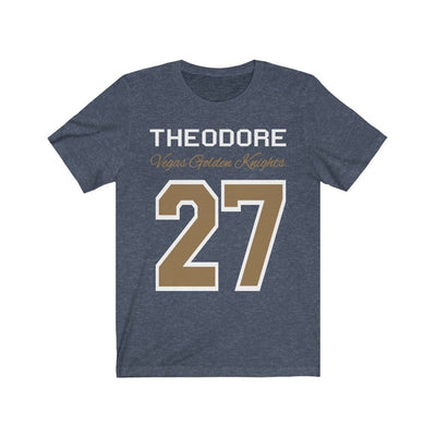 T-Shirt Heather Navy / S Theodore 27 Unisex Jersey Tee