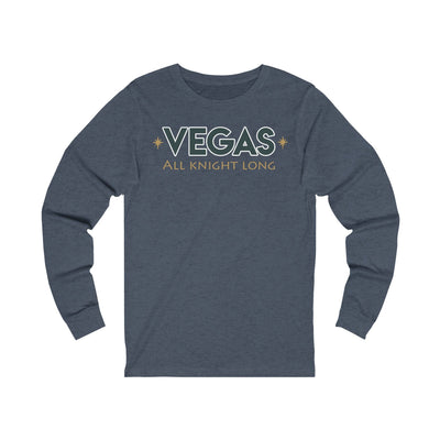 Long-sleeve "Vegas All Knight Long" Unisex Jersey Long Sleeve Shirt