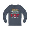 Long-sleeve "Vegas Knows Hockey" Unisex Jersey Long Sleeve Shirt