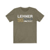 T-Shirt Heather Olive / S Lehner 90 Vegas Unisex Hockey Jersey Tee