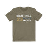T-Shirt Heather Olive / S Martinez 23 Vegas Hockey Unisex Jersey Tee