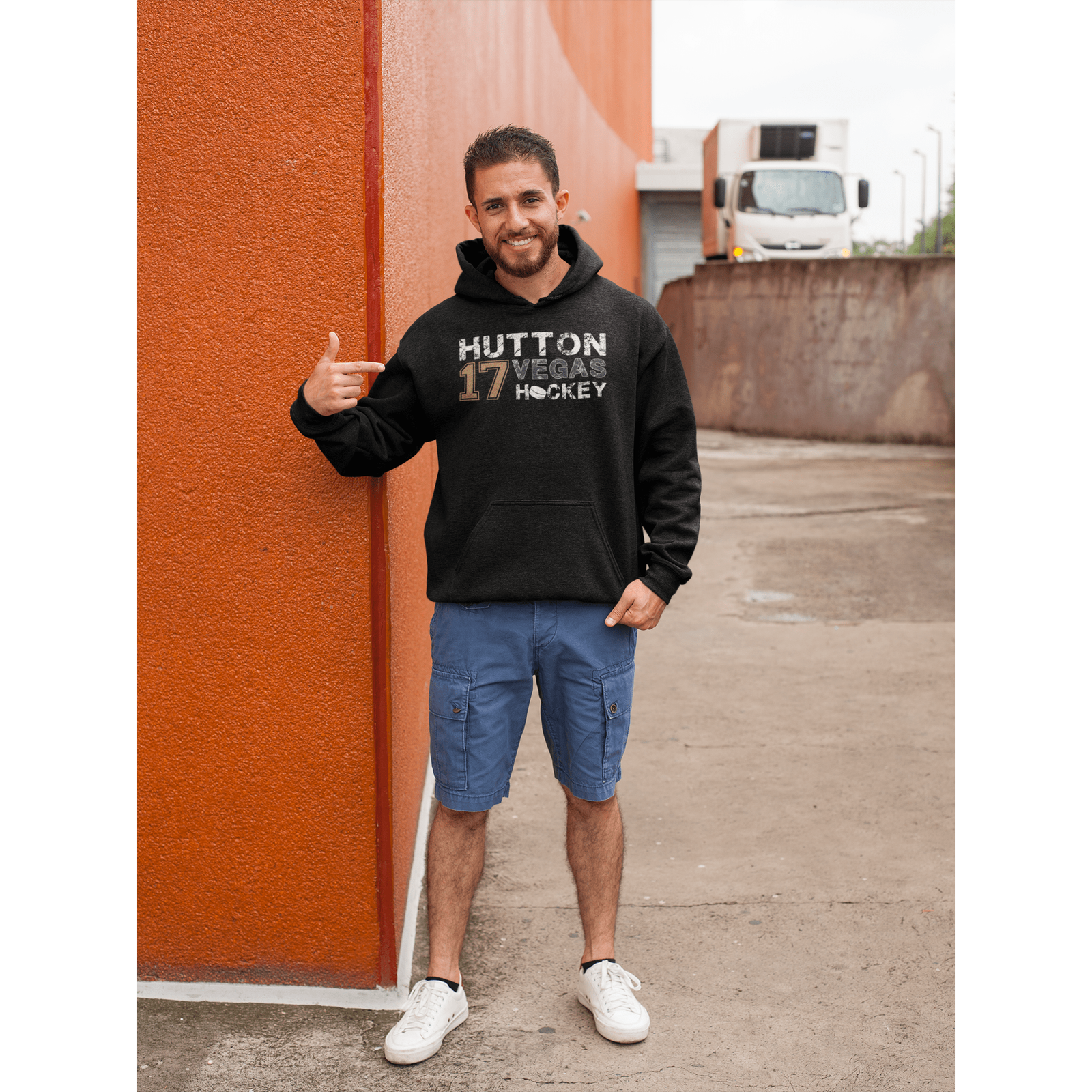 Hoodie Hutton 17 Vegas Hockey Unisex Hooded Sweatshirt