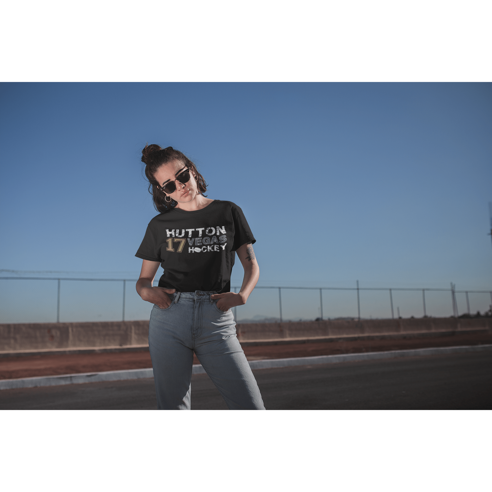 T-Shirt Hutton 17 Vegas Hockey Unisex Jersey Tee