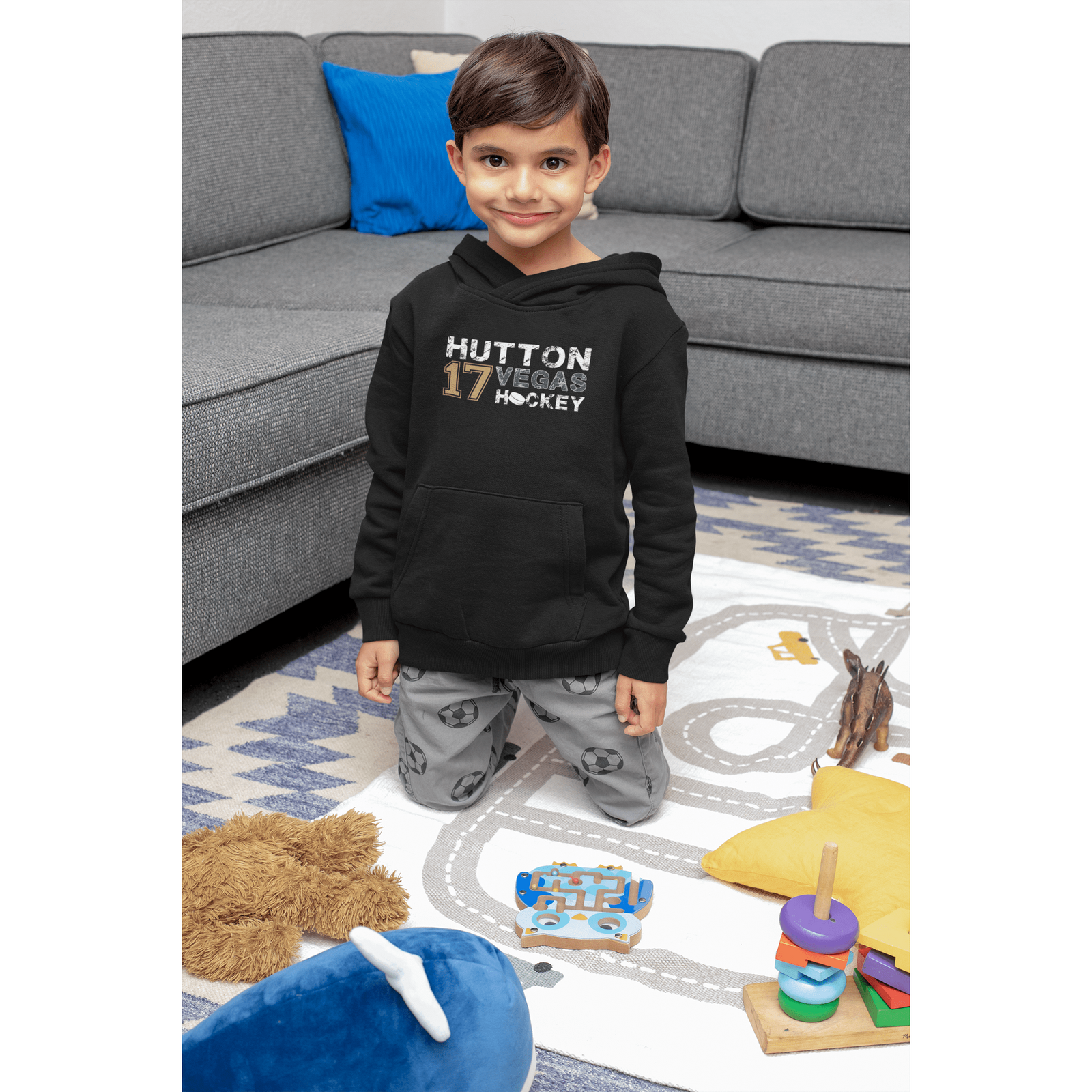 Kids clothes Hutton 17 Vegas Hockey Youth Hooded Sweatshirt