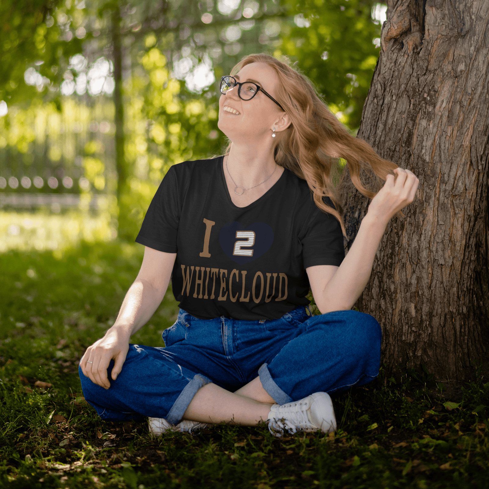 T-Shirt "I Heart Whitecloud" Unisex Jersey Tee