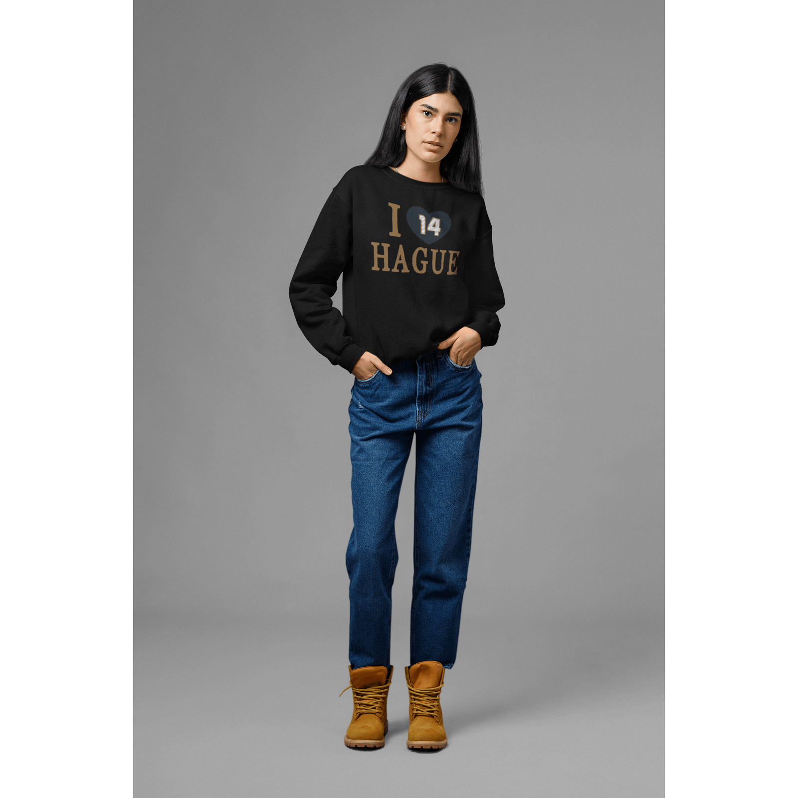 Long-sleeve "I Love Hague" Unisex Jersey Long Sleeve Shirt