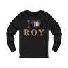 Long-sleeve "I Love Roy" Unisex Jersey Long Sleeve Shirt