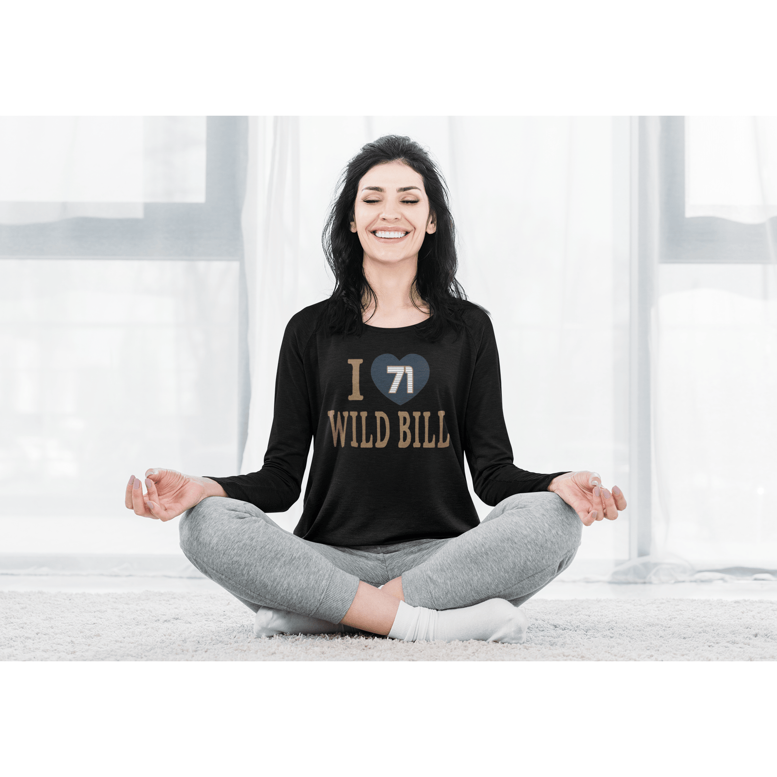 Long-sleeve "I Love Wild Bill" Unisex Jersey Long Sleeve Shirt