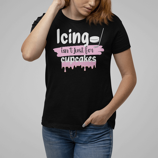 T-Shirt "Icing Isn't Just For Cupcakes" Unisex Jersey Tee