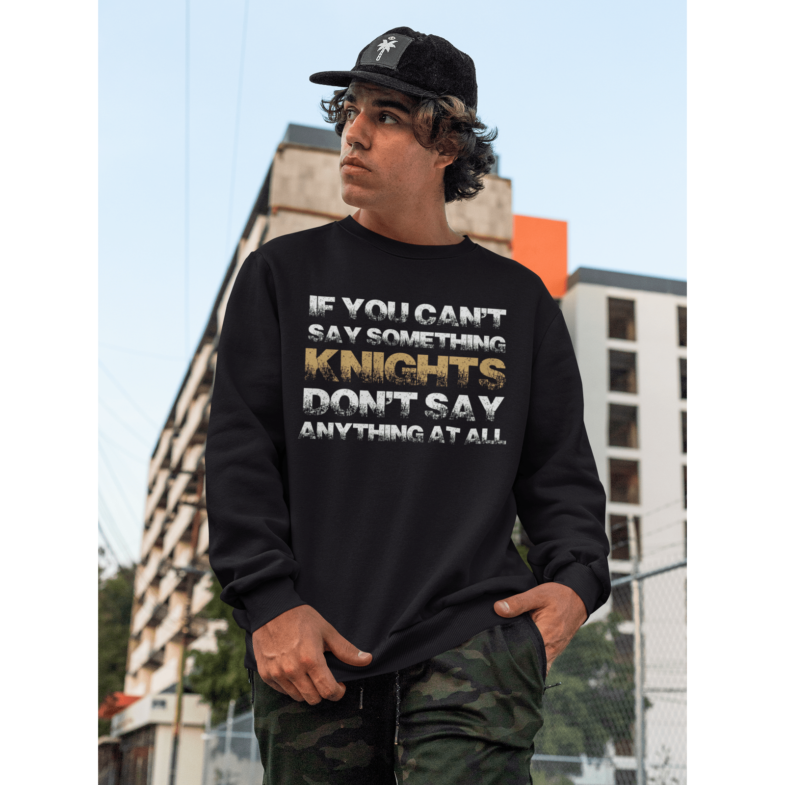 Long-sleeve "If You Can't Say Something Knights" Unisex Jersey Long Sleeve Shirt