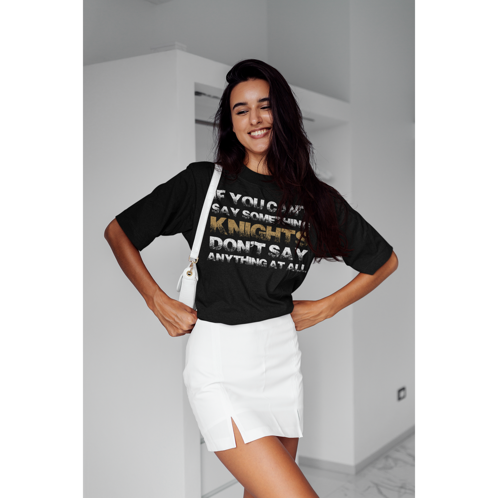 T-Shirt "If You Can't Say Something Knights" Unisex Jersey Tee