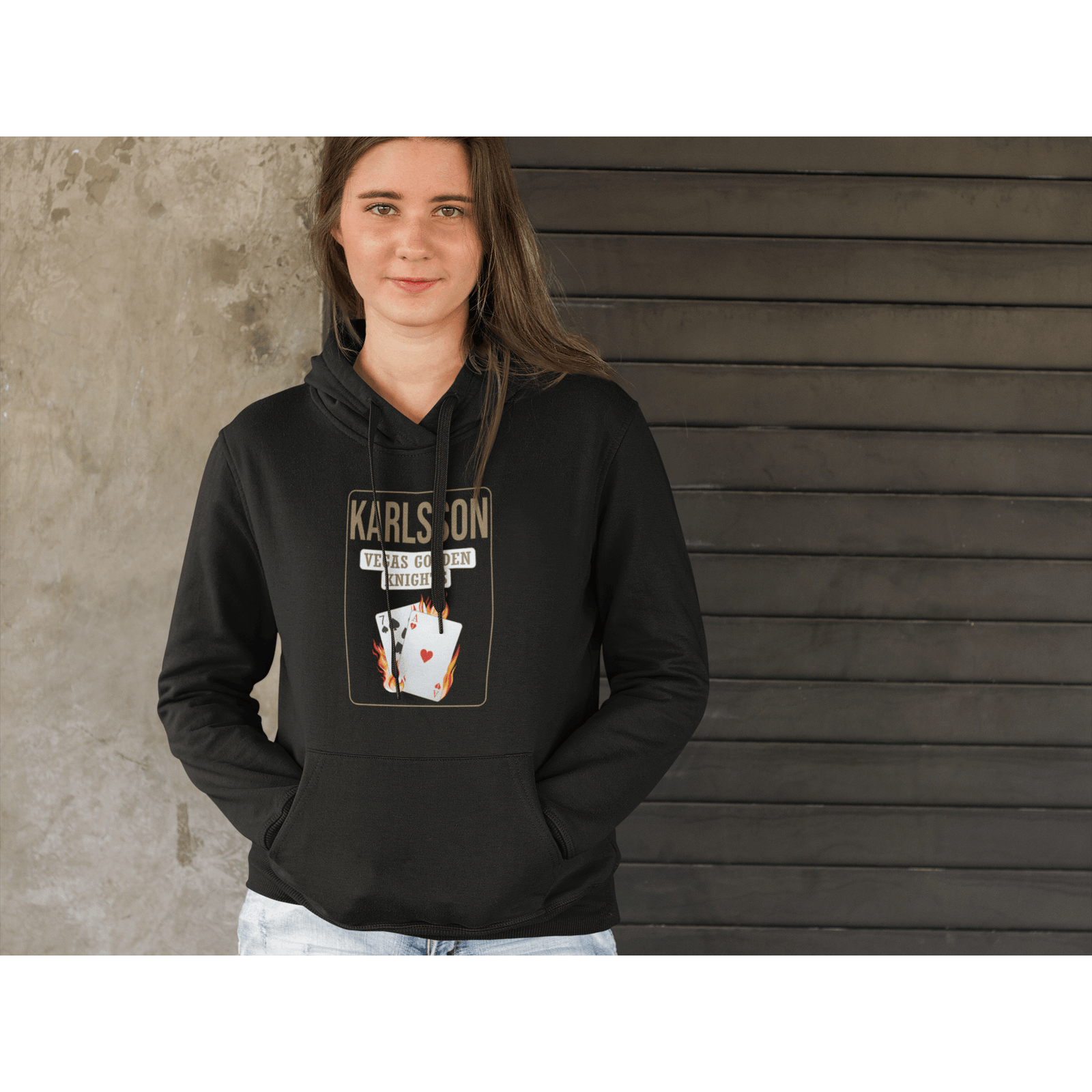 Hoodie Karlsson 71 Poker Cards Unisex Hooded Sweatshirt