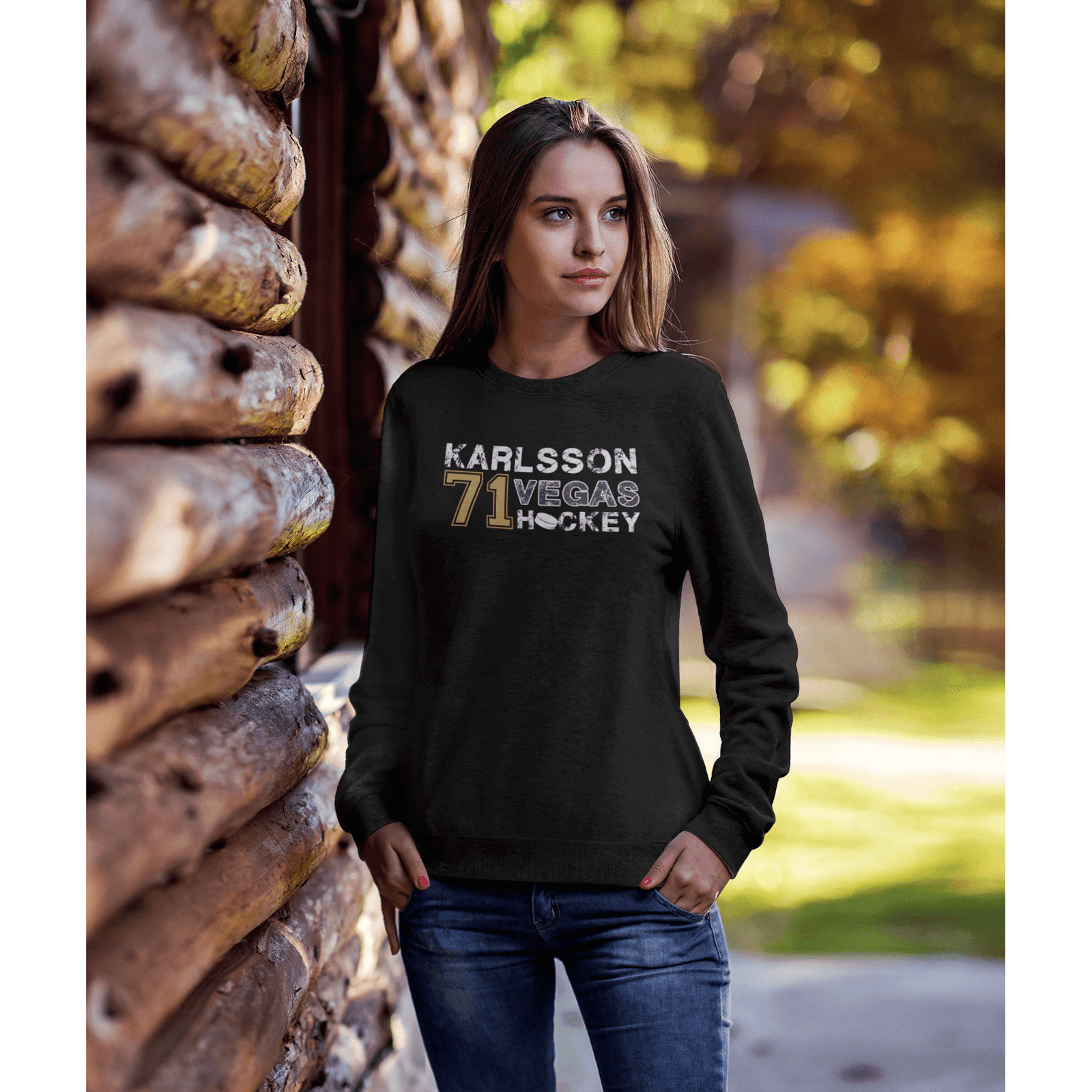 Sweatshirt Karlsson 71 Vegas Hockey Unisex Crewneck Sweatshirt