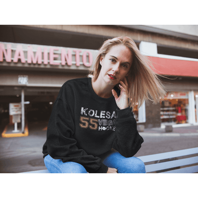 Sweatshirt Kolesar 55 Vegas Hockey Unisex Crewneck Sweatshirt