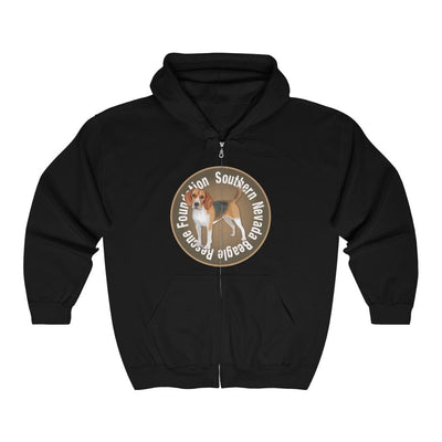 Hoodie Southern Nevada Beagle Rescue Foundation Unisex Full Zip Hooded Sweatshirt