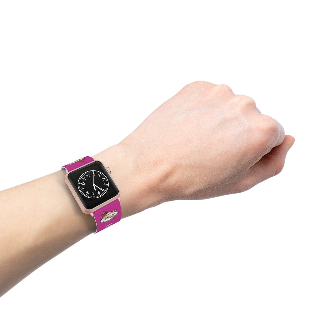 Ladies Of The Knight Apple Watch Band In Hot Pink - Vegas Sports Shop