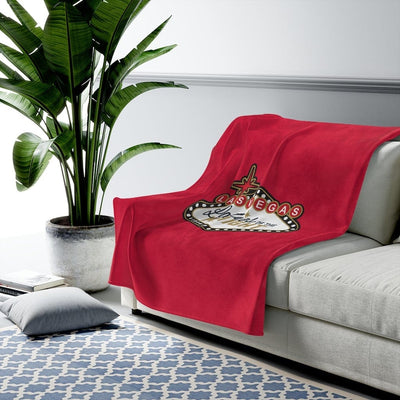 All Over Prints Ladies Of The Knight Velveteen Plush Blanket In Red