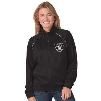 Las Vegas Raiders Women's Glitter Power Play Jacket - Vegas Sports Shop