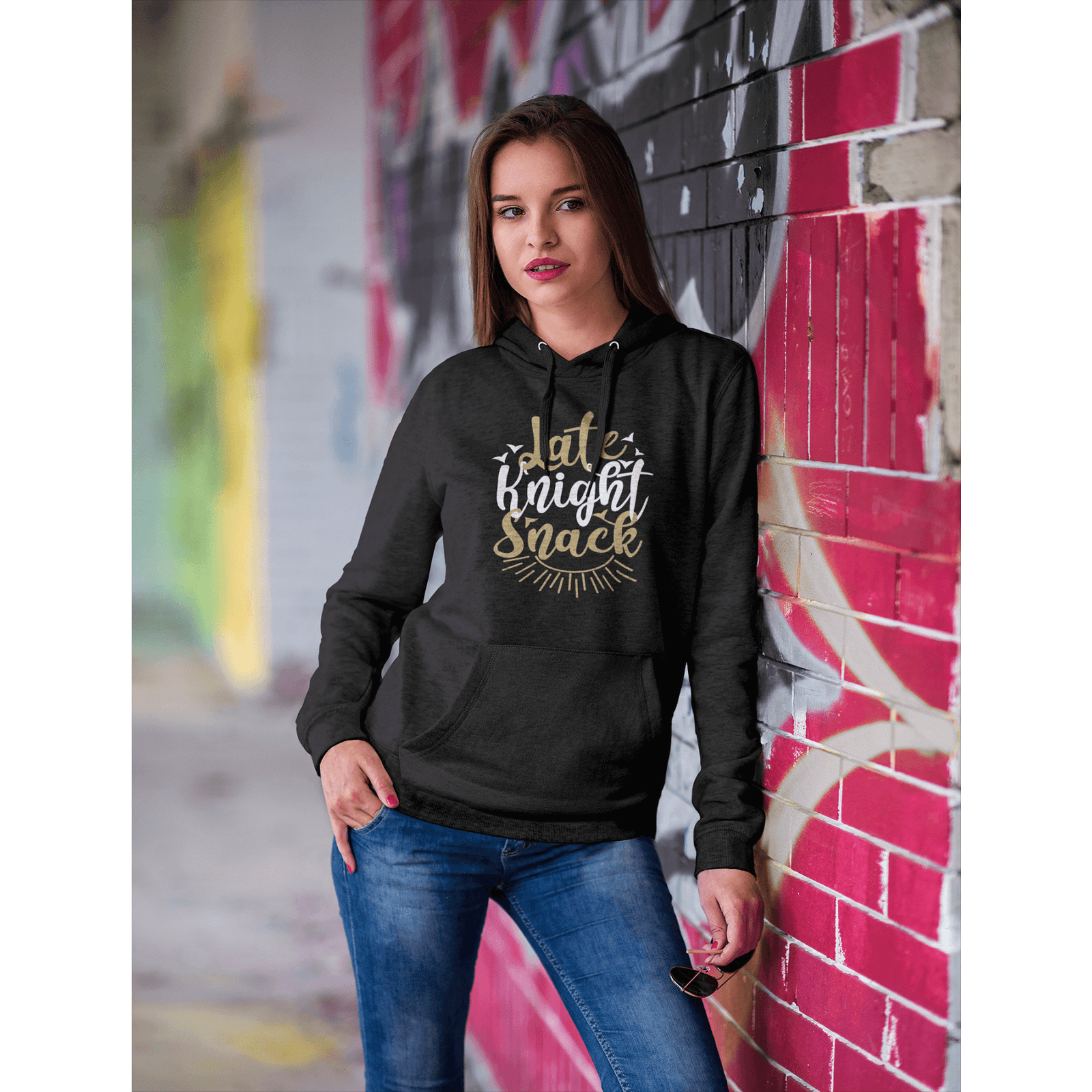 Hoodie Late Knight Snack Unisex Hooded Sweatshirt