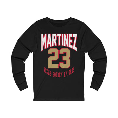 Long-sleeve Martinez 23 Vegas Golden Knights Retro Unisex Jersey Long Sleeve Shirt