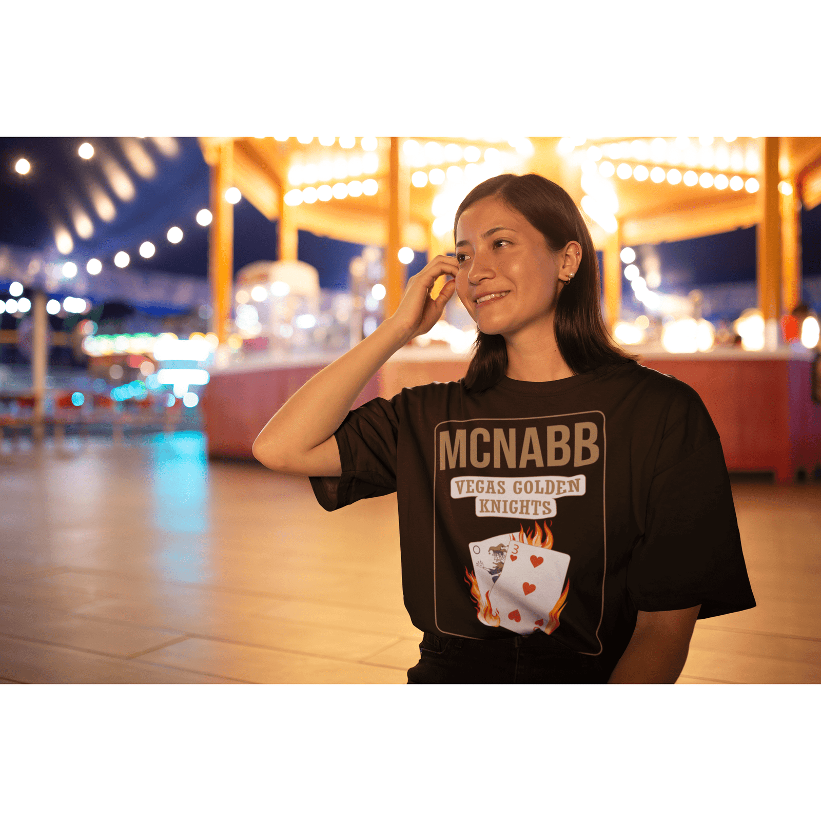 T-Shirt McNabb 3 Poker Cards Unisex Jersey Tee