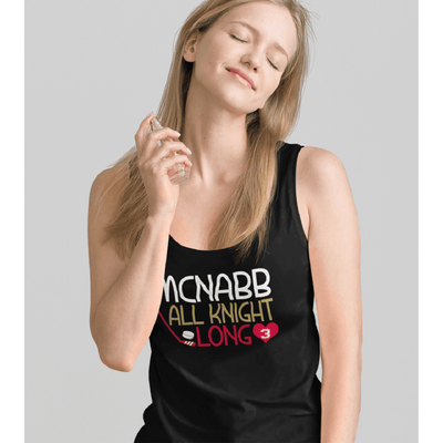 Tank Top McNabb All Knight Long Women's Tri-Blend Racerback Tank