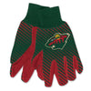 Minnesota Wild Adult Two-Tone Sport-Utility Work Gloves