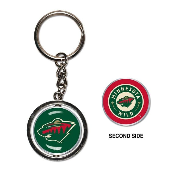 Minnesota Wild Spinner Keychain