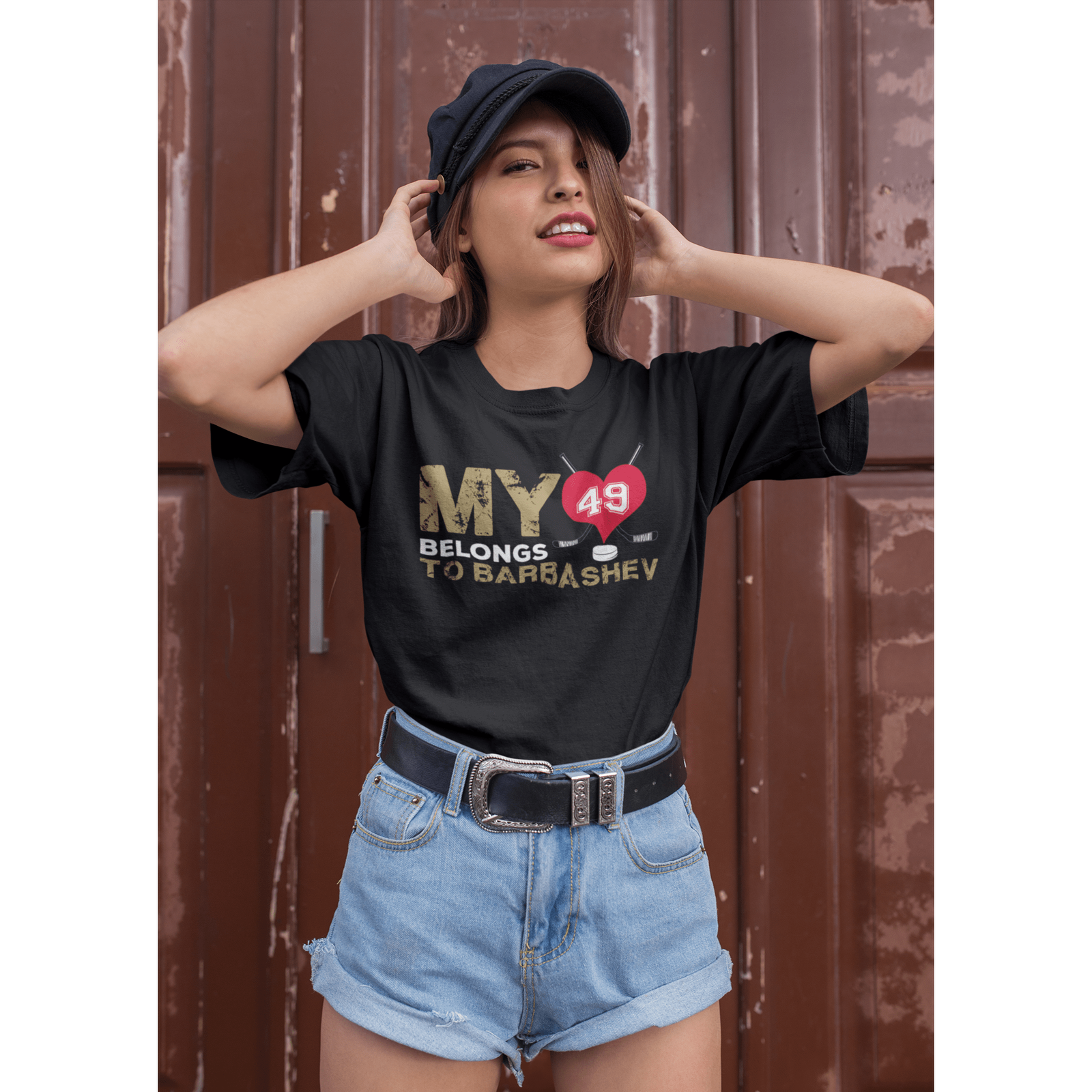 T-Shirt My Heart Belongs To Barbashev Unisex Jersey Tee