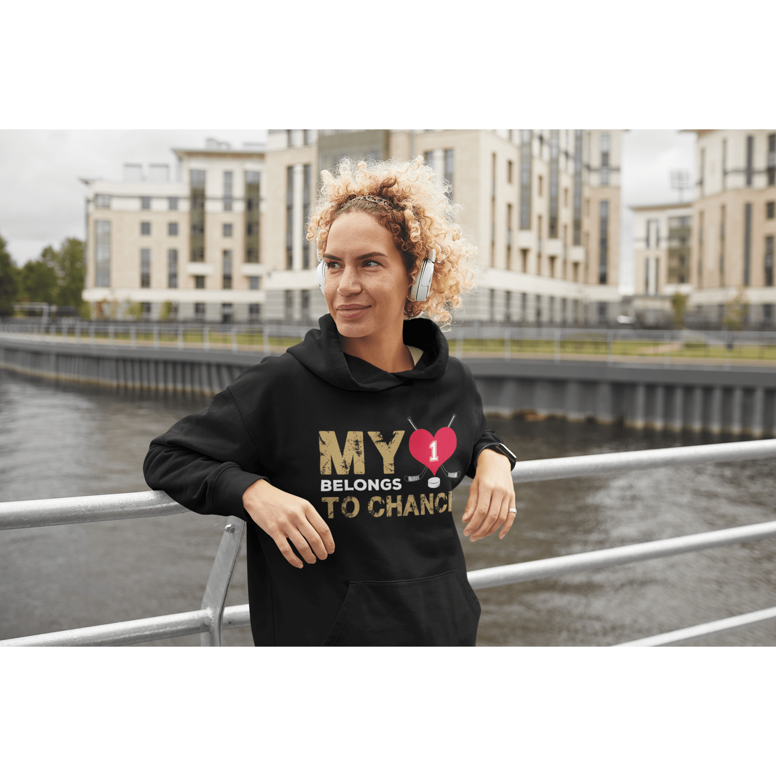 Hoodie My Heart Belongs To Chance Unisex Hooded Sweatshirt